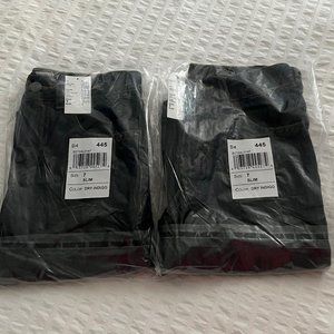 Two pair- NEW with tags- 1989 Brand Boys Jeans size 7